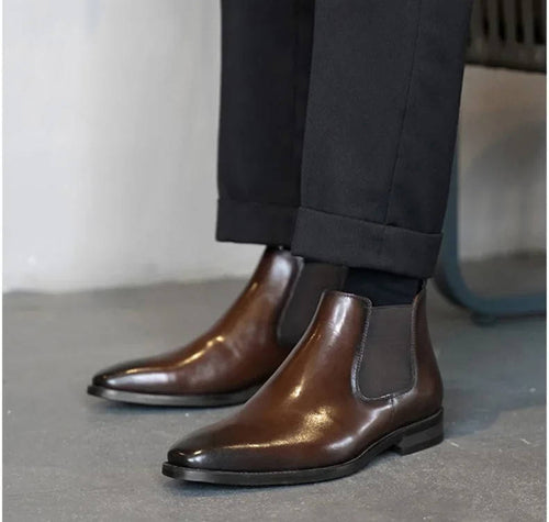 Bram - Men's Classic Leather Chelsea Boots