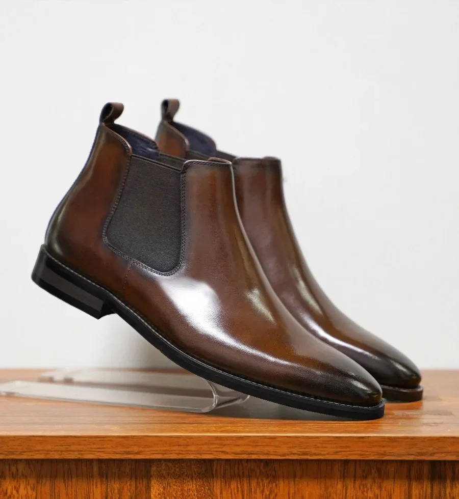 Bram - Men's Classic Leather Chelsea Boots