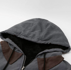 Bram - Men's Full Zip Hooded Jacket with Drawstring