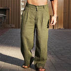 Bram - Men's Relaxed Fit Linen Trousers