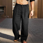 Bram - Men's Relaxed Fit Linen Trousers