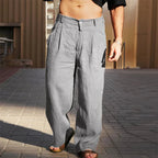 Bram - Men's Relaxed Fit Linen Trousers