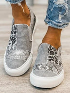 Bryony - Women's Chic Patchwork Slip-On Loafers