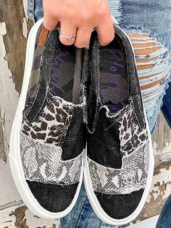 Bryony - Women's Chic Patchwork Slip-On Loafers