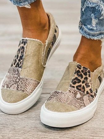 Bryony - Women's Chic Patchwork Slip-On Loafers