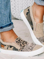 Bryony - Women's Chic Patchwork Slip-On Loafers