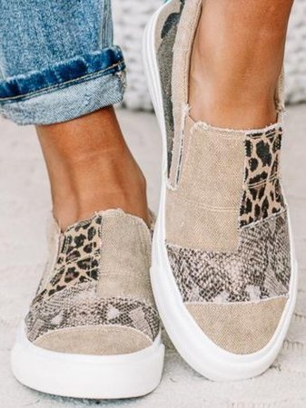Bryony - Women's Chic Patchwork Slip-On Loafers