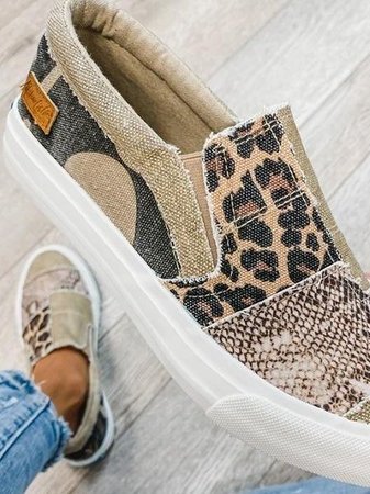 Bryony - Women's Chic Patchwork Slip-On Loafers