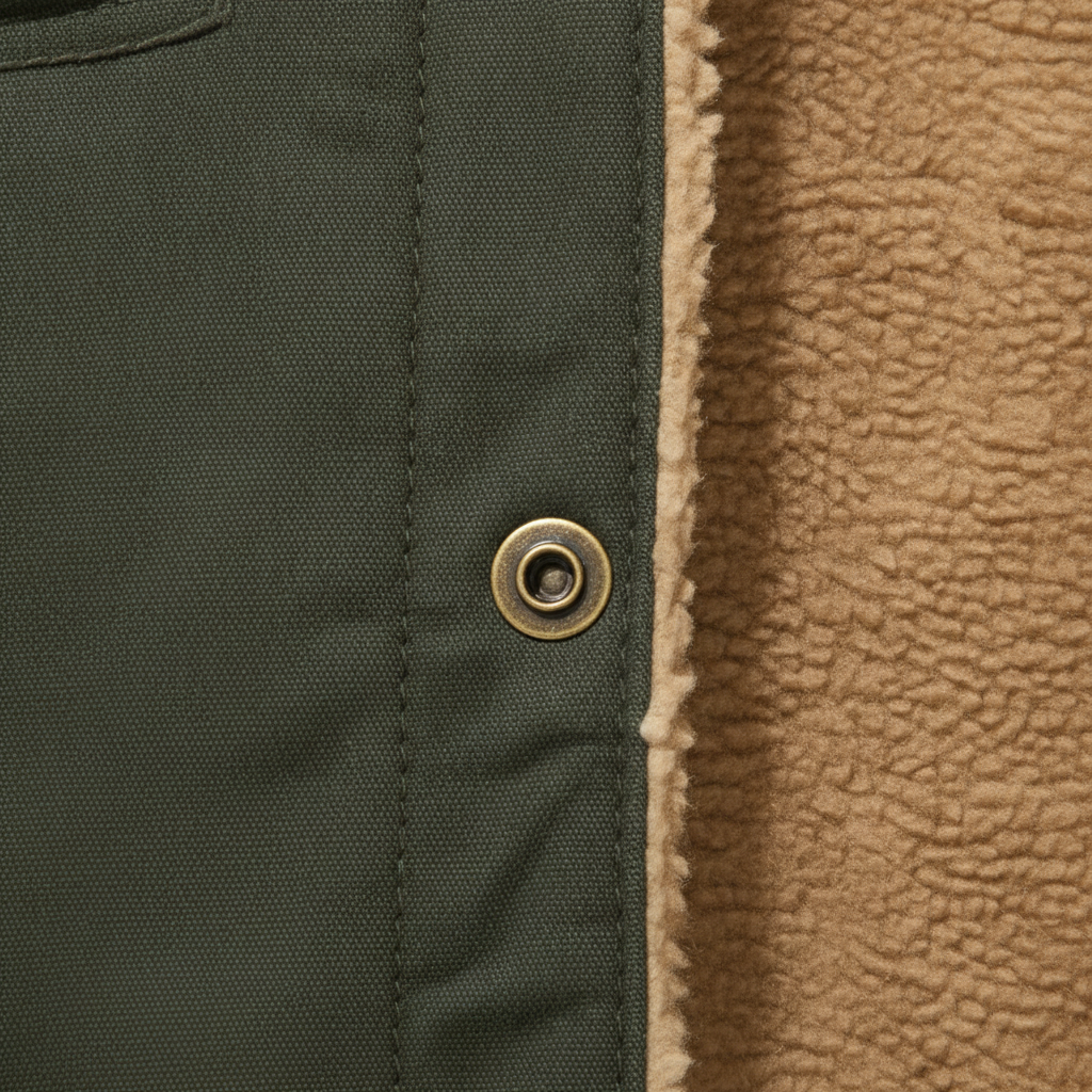 Caden - Men's Classic Fleece-Lined Collar Jacket