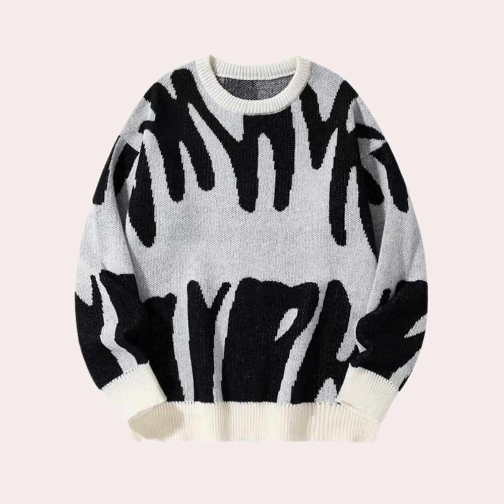 Caden - Men's Graphic Knitted Jumper