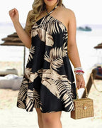 Calista - Women's Halterneck Sun Dress