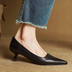 Callista - Women's Elegant Kitten Heel Pumps