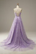 Callista - Women's Elegant Lace Embellished Maxi Dress