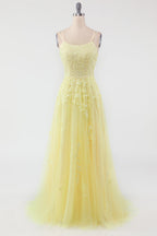 Callista - Women's Elegant Lace Embellished Maxi Dress