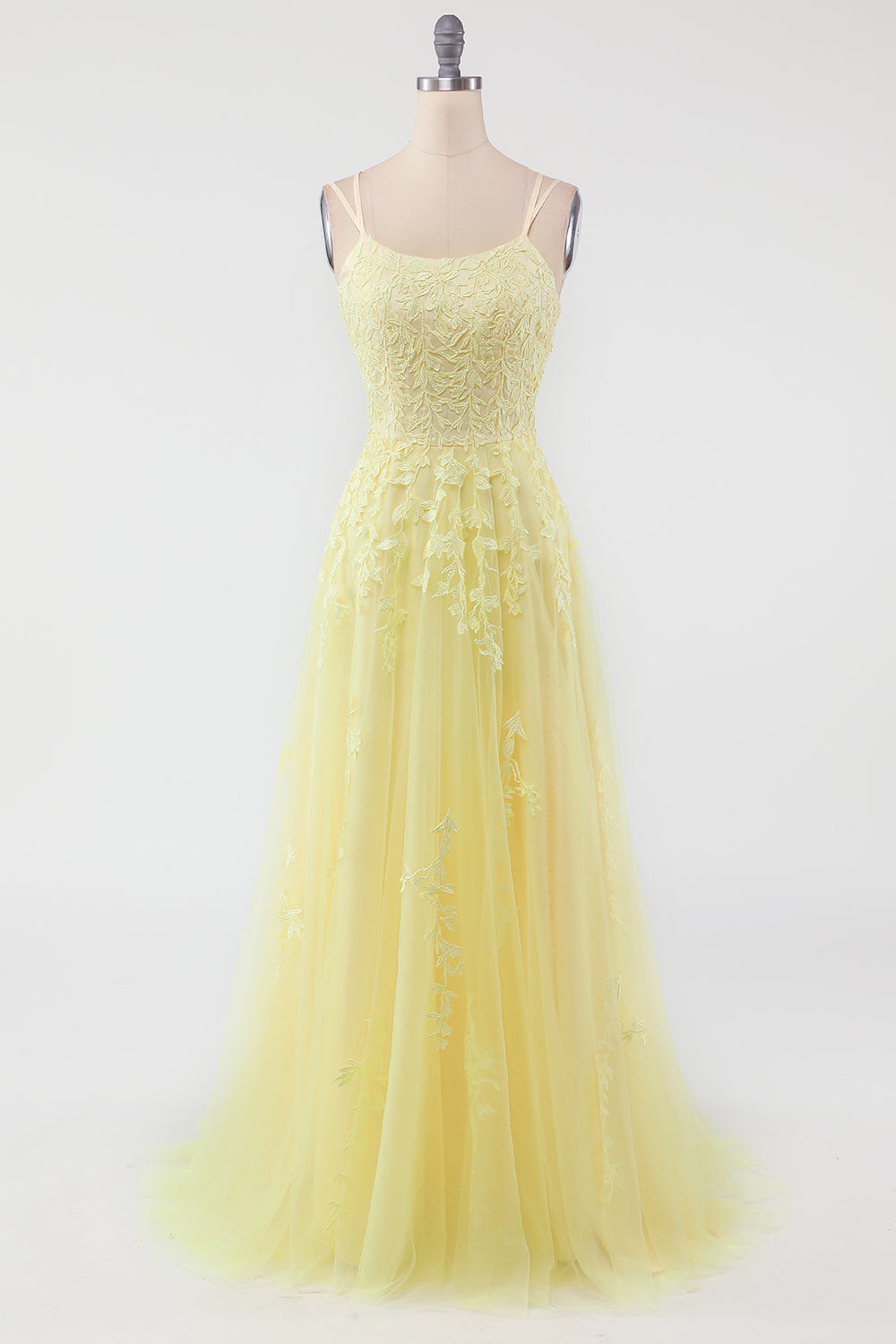 Callista - Women's Elegant Lace Embellished Maxi Dress