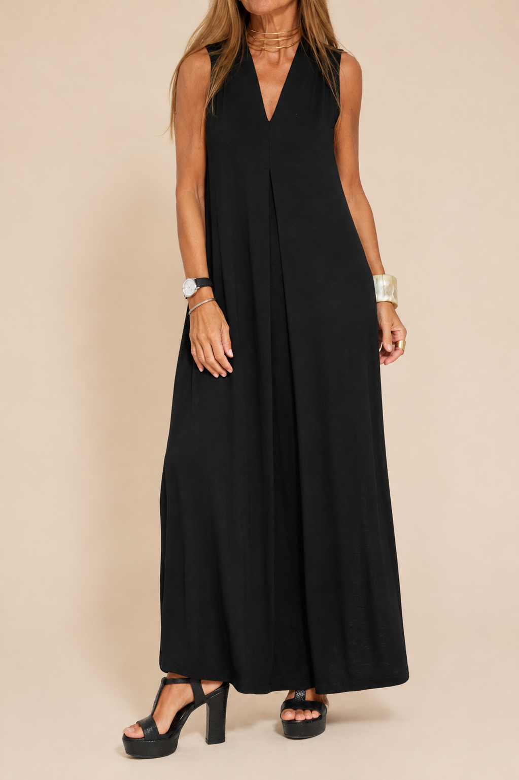 Callista | Women's Elegant Sleeveless Maxi Dress