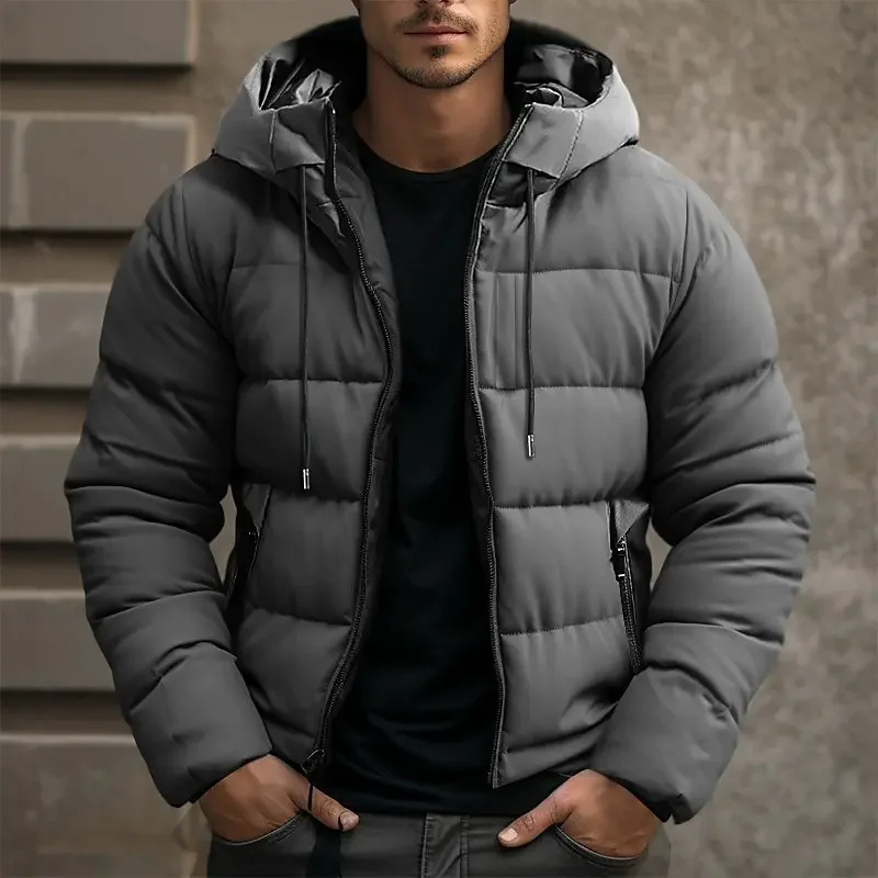 Callum - Men's Casual Hooded Puffer Jacket