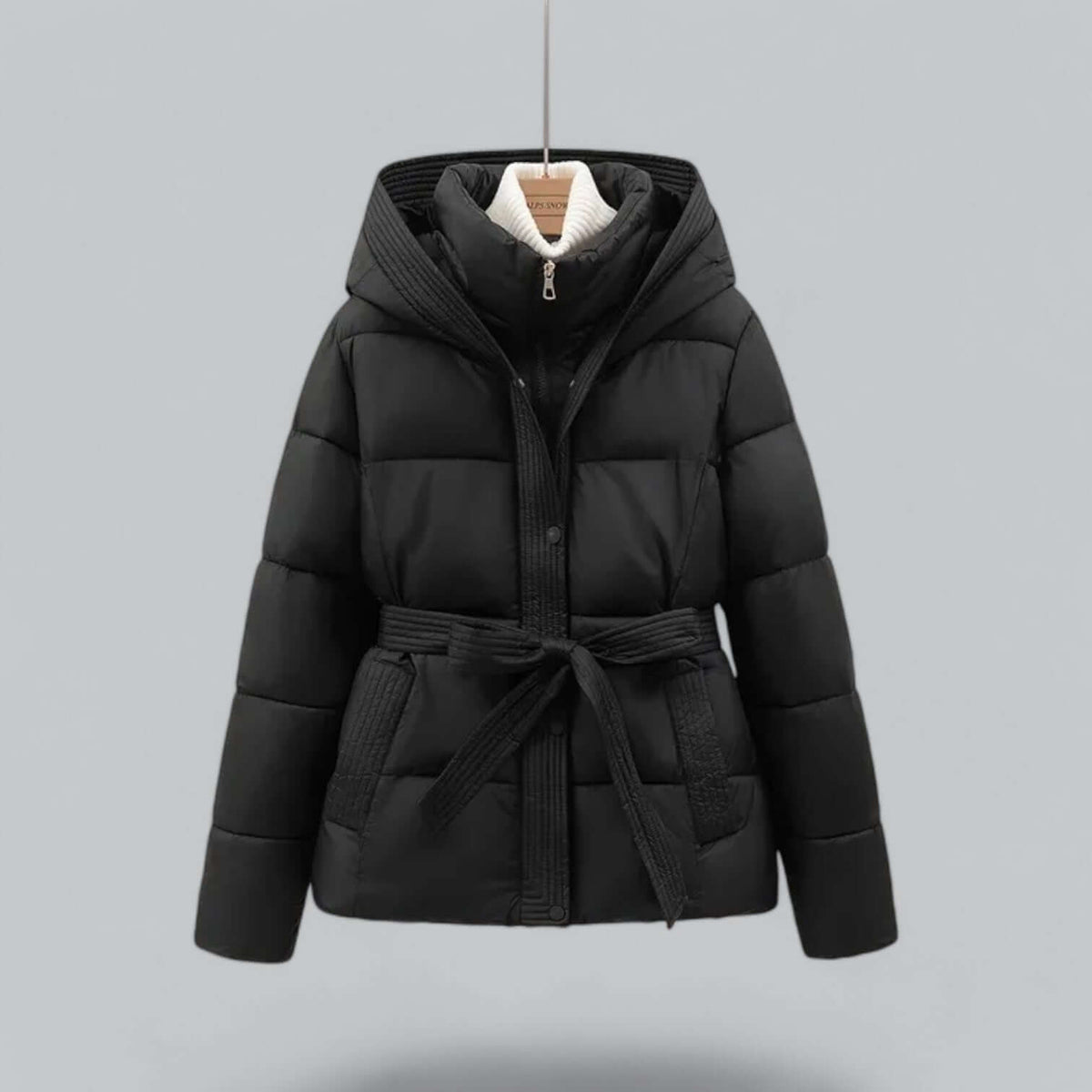 Celeste - Women's Cosy Belted Winter Puffer Coat