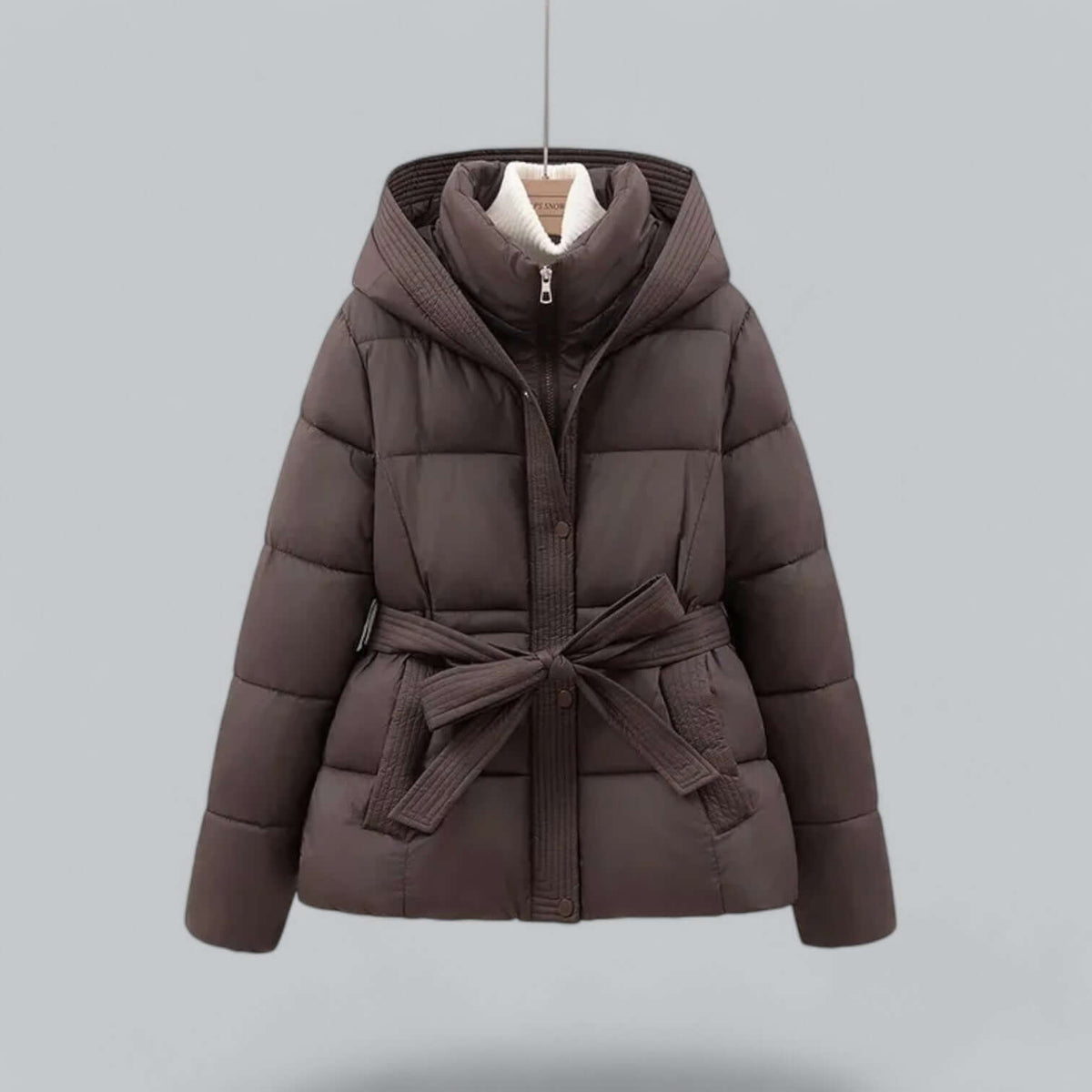 Celeste - Women's Cosy Belted Winter Puffer Coat