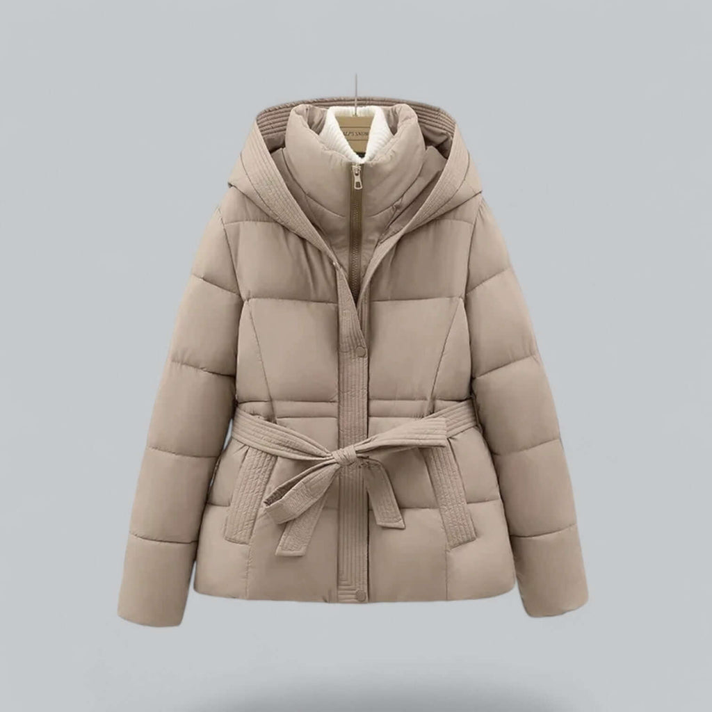 Celeste - Women's Cosy Belted Winter Puffer Coat