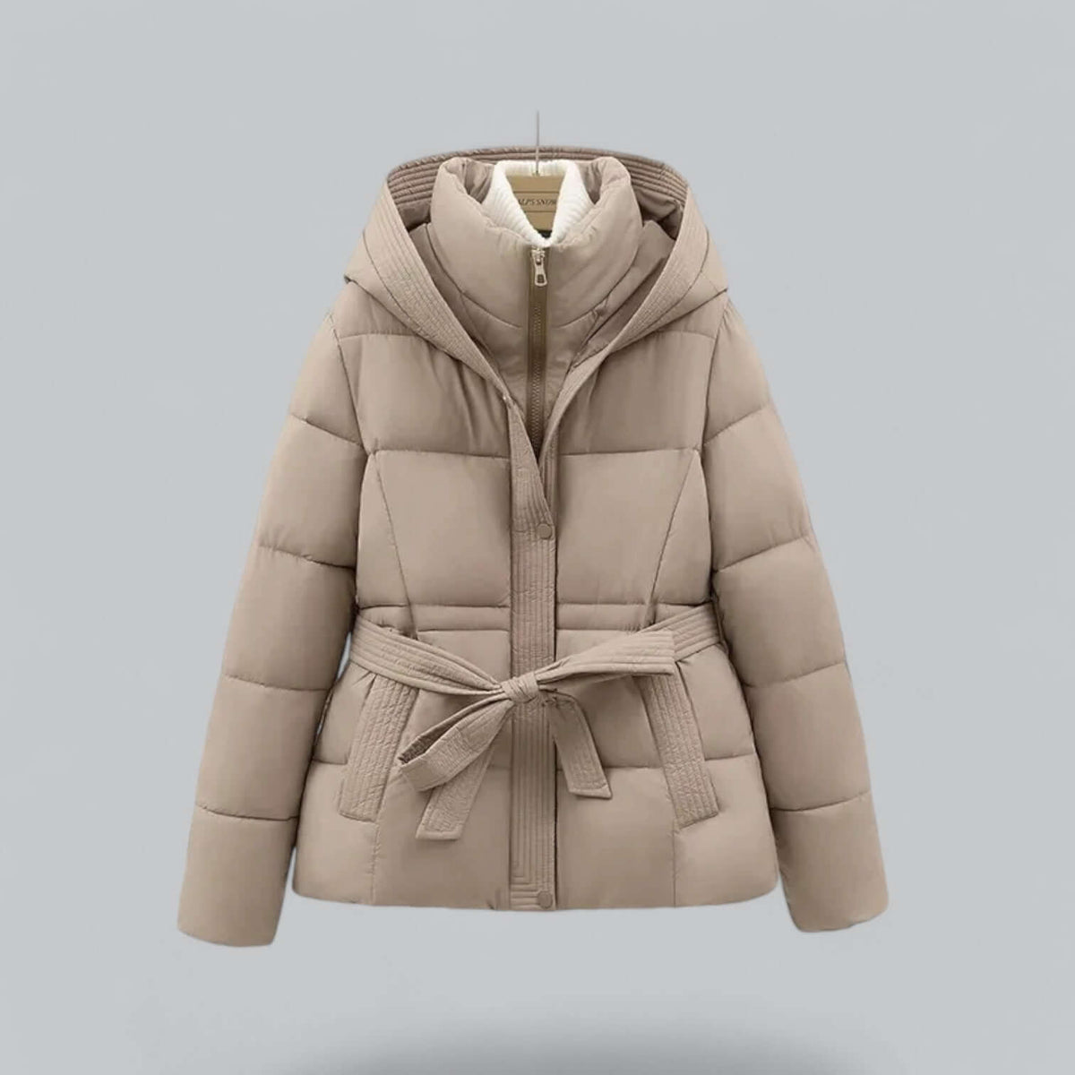 Celeste - Women's Cosy Belted Winter Puffer Coat