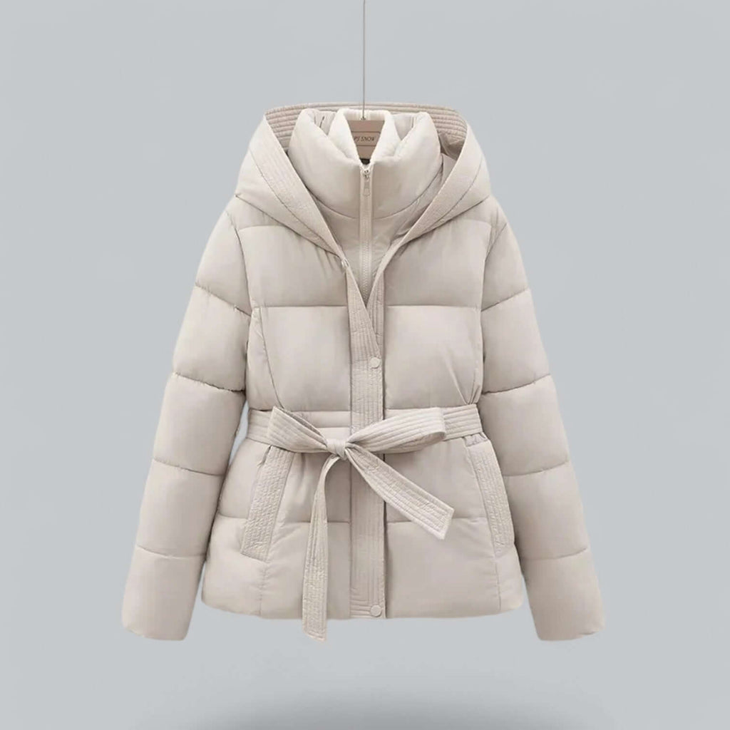Celeste - Women's Cosy Belted Winter Puffer Coat