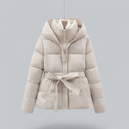 Celeste - Women's Cosy Belted Winter Puffer Coat