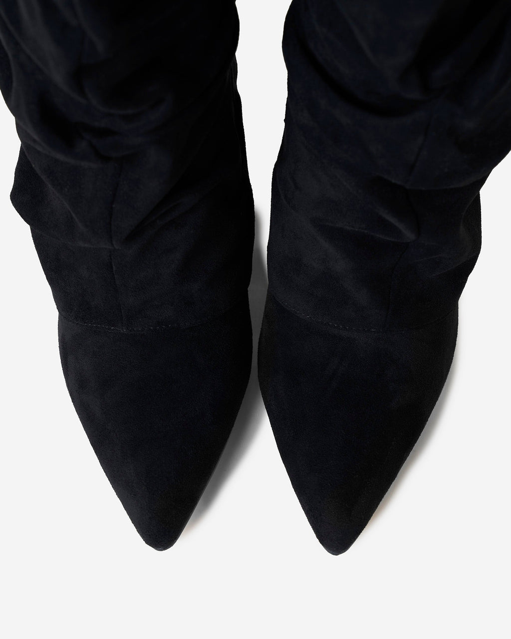 Celeste - Women's Elegant Knee High Boots with Buckle Detail