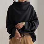 Celeste - Women's Warm Oversized Neck Blouse