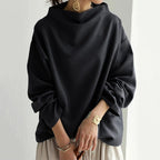 Celeste - Women's Warm Oversized Neck Blouse