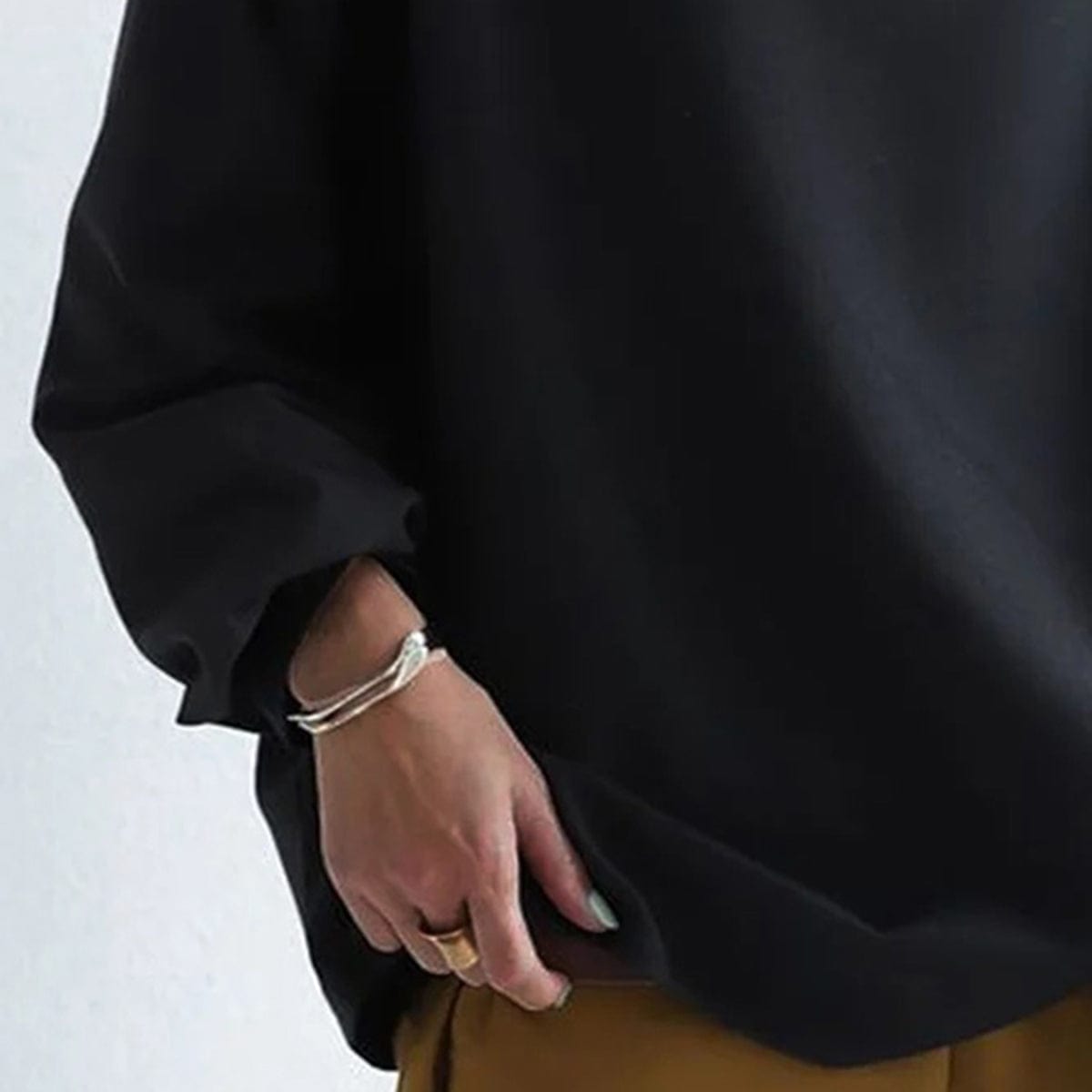 Celeste - Women's Warm Oversized Neck Blouse
