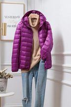 Celeste - Women's Winter Puffer Coat with Hood