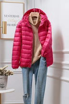 Celeste - Women's Winter Puffer Coat with Hood