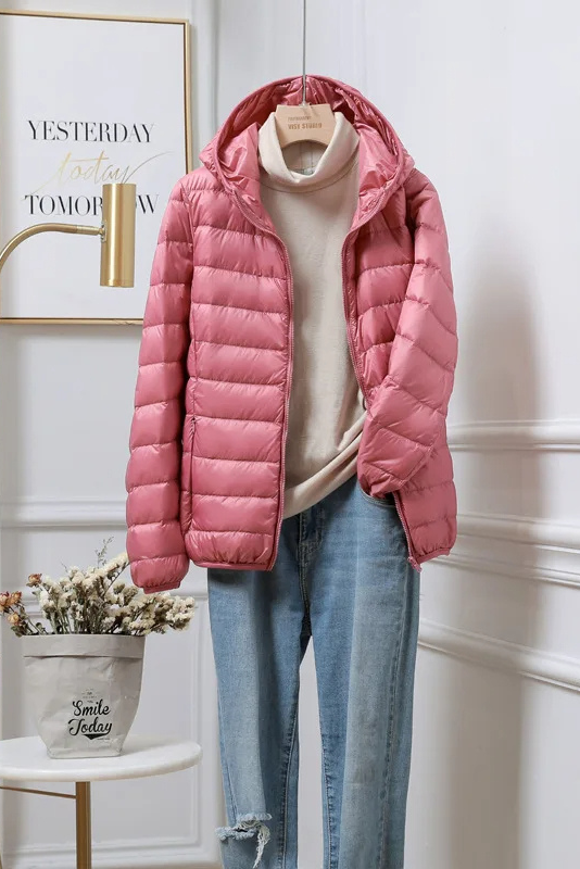 Celeste - Women's Winter Puffer Coat with Hood
