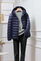 Celeste - Women's Winter Puffer Coat with Hood