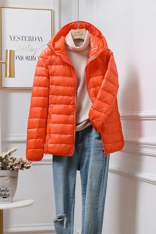 Celeste - Women's Winter Puffer Coat with Hood