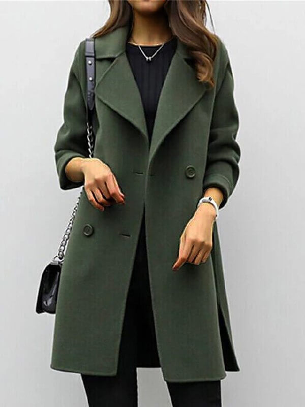 Celeste - Women's Classic Double-Breasted Winter Coat