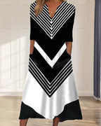 Cerys - Women's Stylish Knitted Midi Dresses Set
