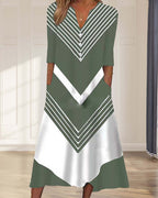 Cerys - Women's Stylish Knitted Midi Dresses Set