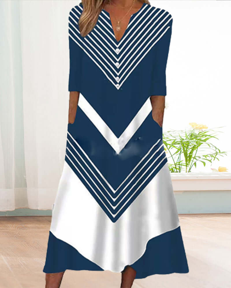 Cerys - Women's Stylish Knitted Midi Dresses Set