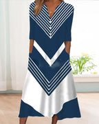 Cerys - Women's Stylish Knitted Midi Dresses Set