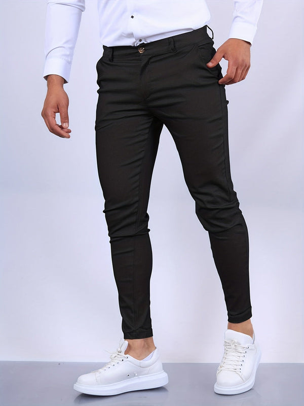 Cillian - Men's Slim Fit Stretch Chino Trousers