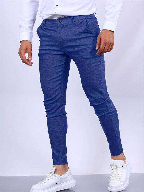 Cillian - Men's Slim Fit Stretch Chino Trousers