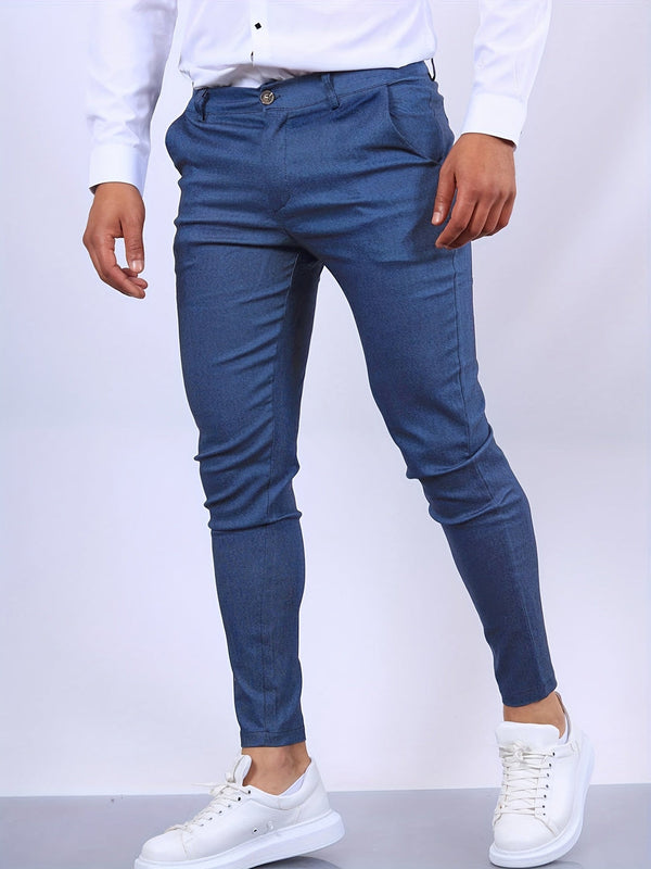 Cillian - Men's Slim Fit Stretch Chino Trousers