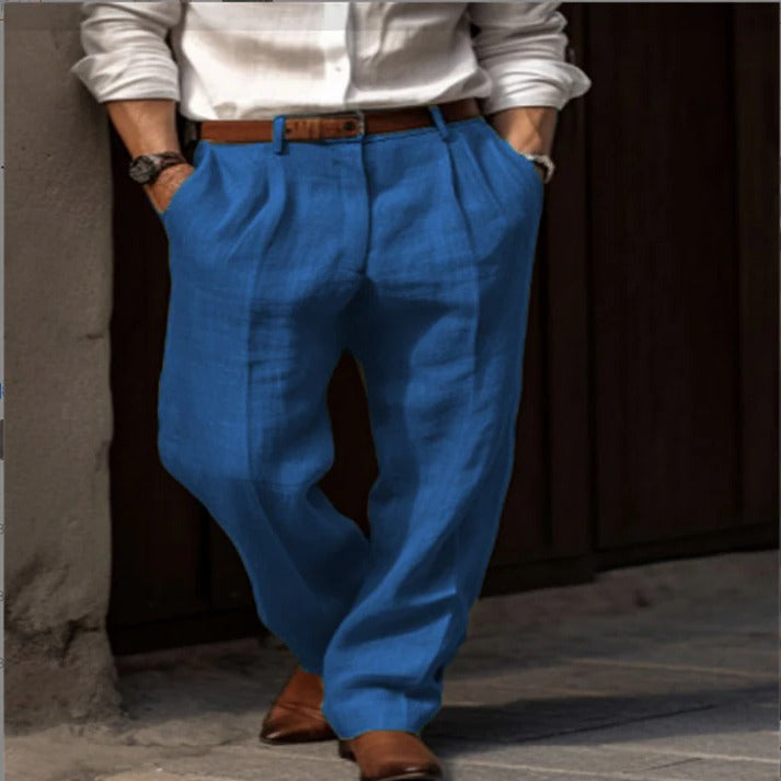 Cormac - Men's Classic Linen Trousers