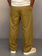 Declan - Men's Casual Wide Leg Trousers with Drawstring