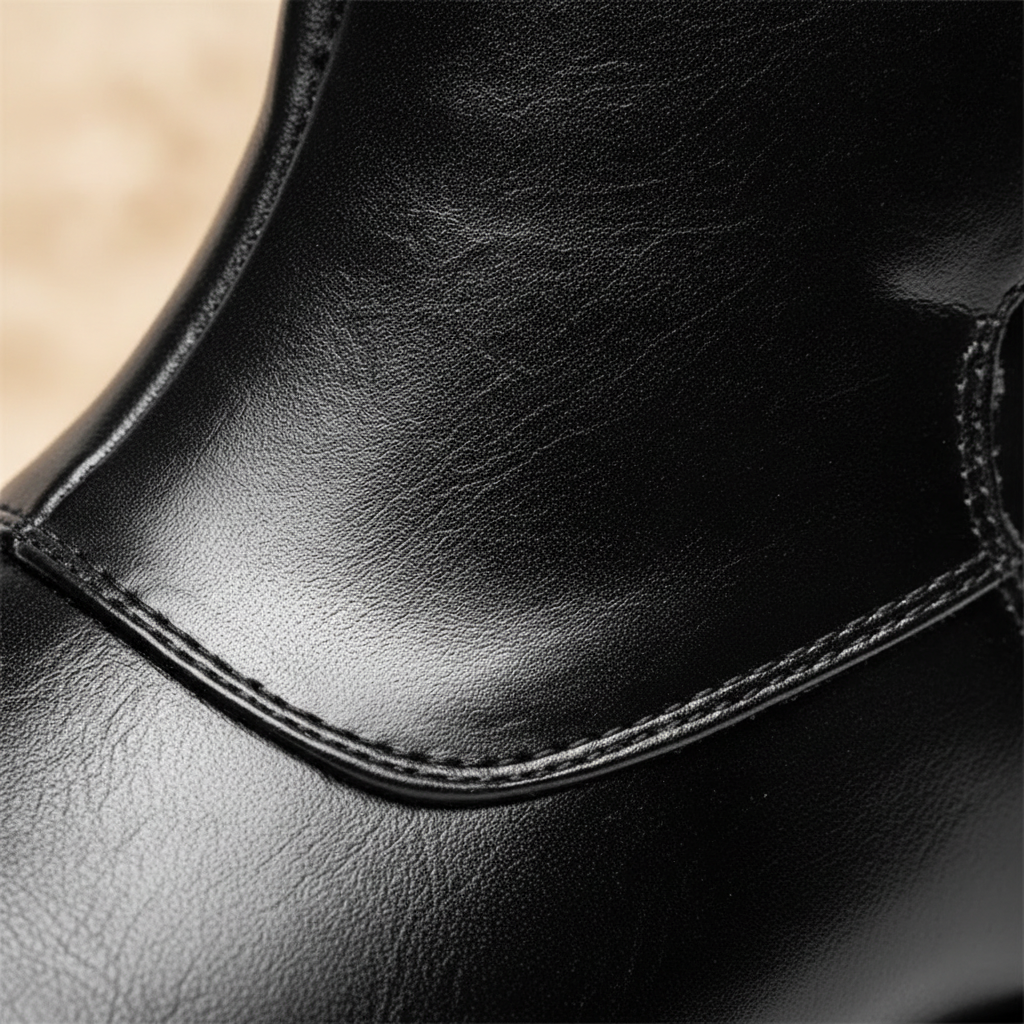 Declan - Men's Classic Chelsea Boots with Buckle Detail