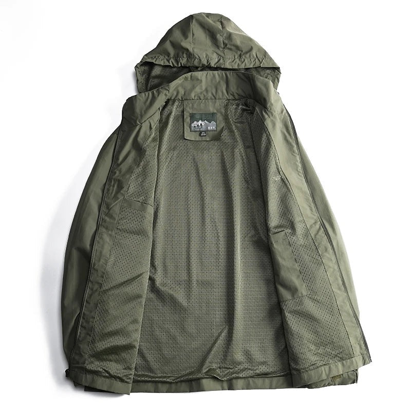 Declan - Men's Stylish Waterproof Jacket with Hood