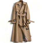 Delphine - Women's Double-Breasted Trench Coat