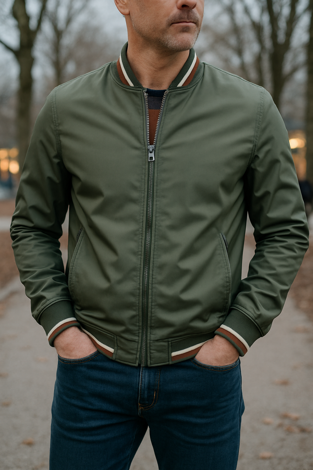 Dorian - Men's Casual Lightweight Bomber Jacket